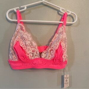 We Are HAH Free People On The Double Bralette hot pink